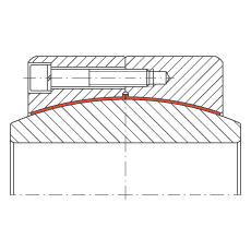 大的關(guān)節(jié)軸承 GE630-DW, 根據(jù) DIN ISO 12 240-1 標(biāo)準(zhǔn)，免維護(hù)